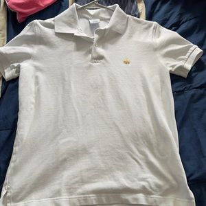 Brooks Brothers 1818 collection white polo